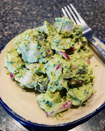 Pesto Lime Leaf Chicken Salad