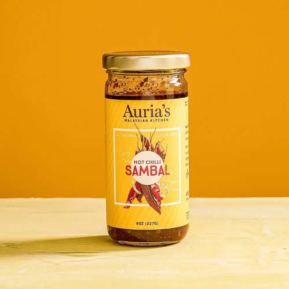 Hot Sambal Chili Sauce - Auria's Malaysian Kitchen