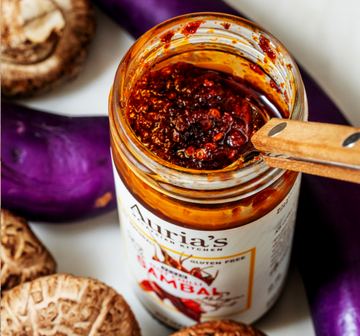 vegan hot chilli sambal by Auria