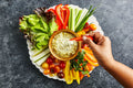Lime Leaf Sambal Veggie Dip - Sambal Oelek