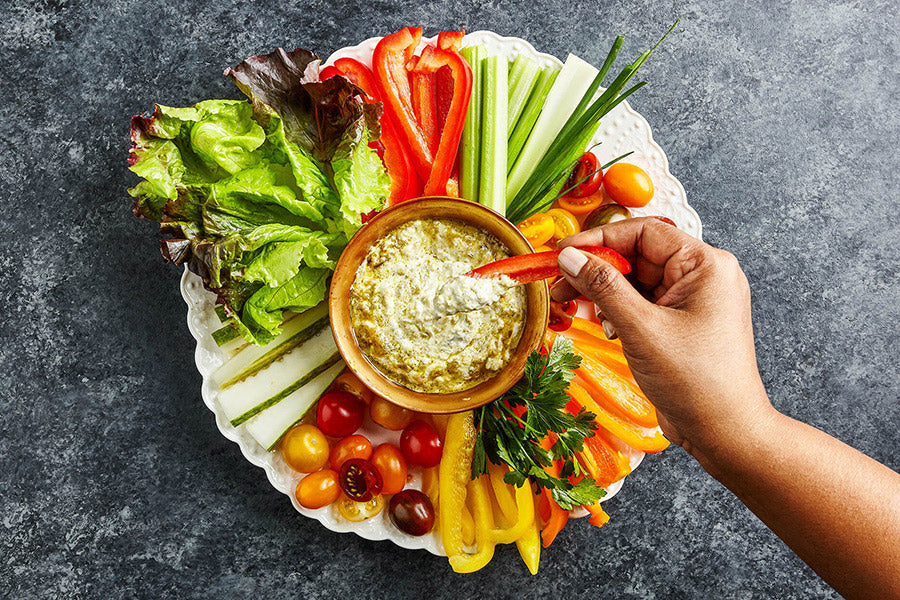 Lime Leaf Sambal Veggie Dip - Sambal Oelek