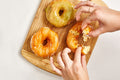 Donuts made with auria's pandan kaya - Auria's Malaysian Kitchen