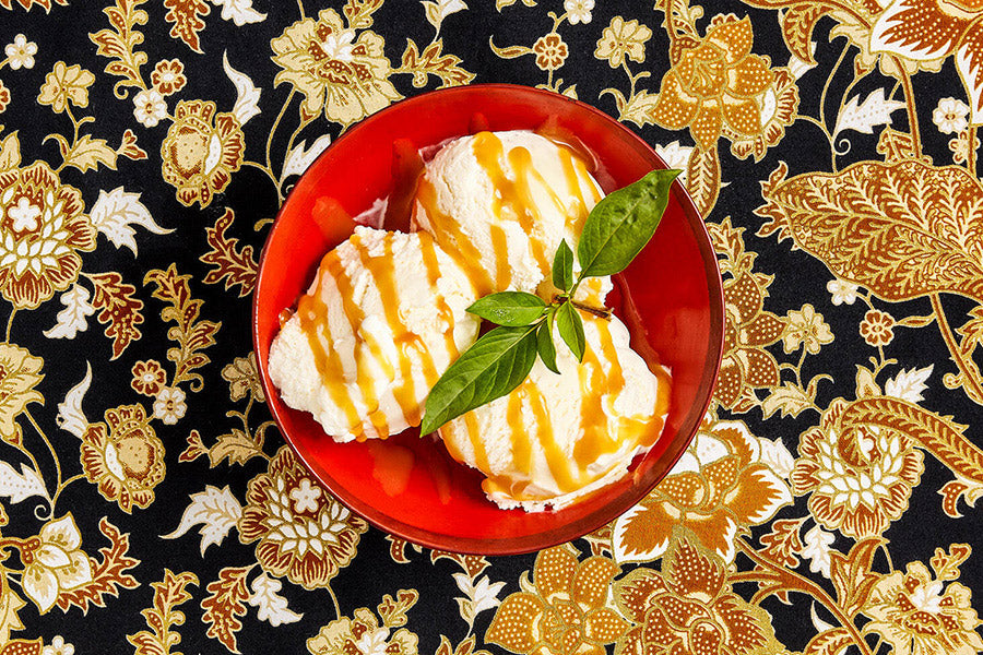 Yummy Icecream made with Salted Caramel Kaya - Auria's Malaysian Kitchen