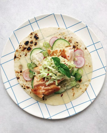 Pan-Seared Salmon Tacos