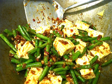 Snake Beans and Tofu with Sambal