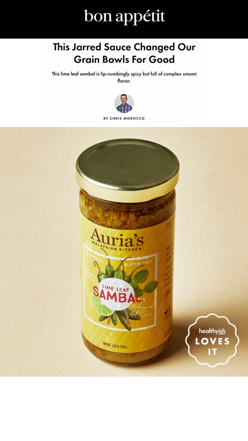 <h4>bon appétit: May 27th, 2019</h4><p>This lime leaf sambal is lip-numbingly spicy but full of complex umami flavor.</p>